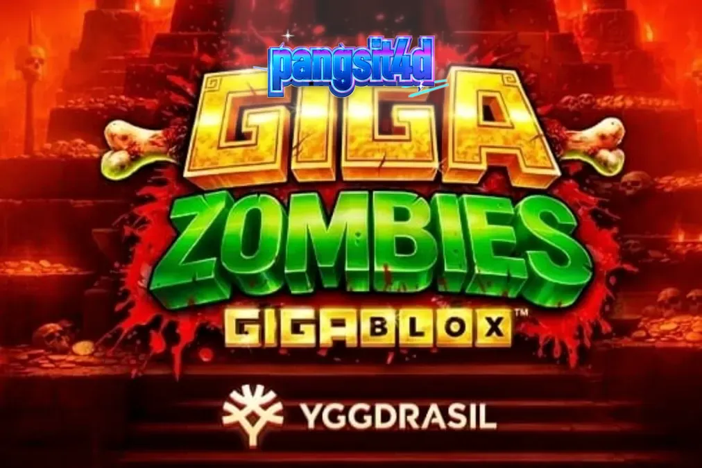 Tampilan visual slot Giga Zombies dengan atmosfer hutan Mesoamerika yang kelam dan karakter koboi.